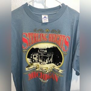 VTG H.L. Miller Total Tee Michigan Size‎ XL Single Stitch Made In USA